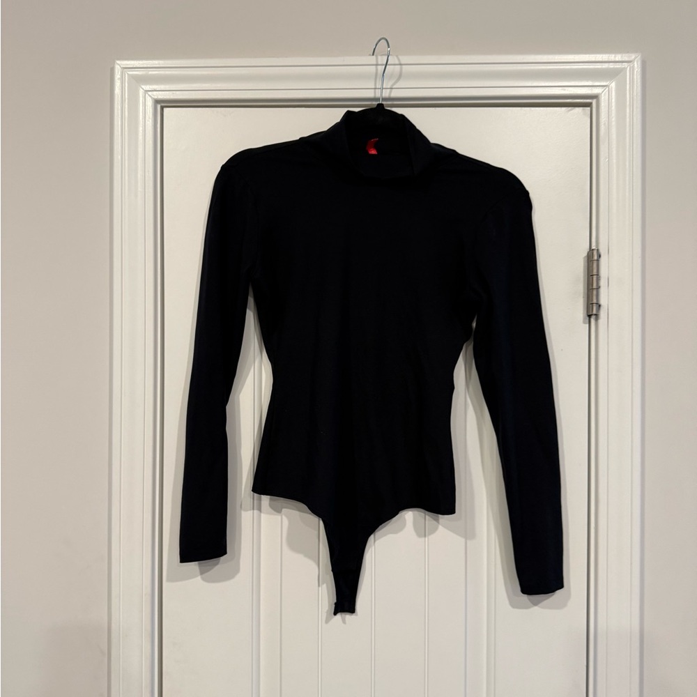 SPANX® Suit Yourself Long Sleeve Mock Neck Bodysuit